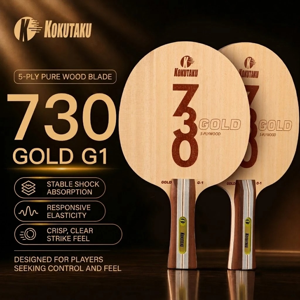 Table Tennis Launcher - コクタク卓球ブレードFL 730 G1 5層木材/G2 5層木材と2層カーボン卓球ラケットブレード アークトレーニング