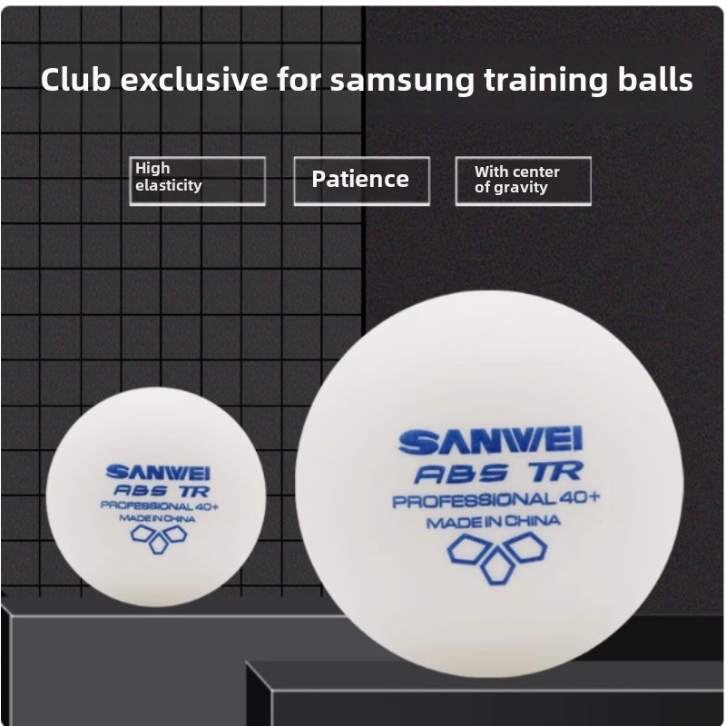 Table Tennis Video Game - 100個入り サンウェイ新素材プラスチック卓球ボール ピンポンラケットボール ABS 40+ ロボット用