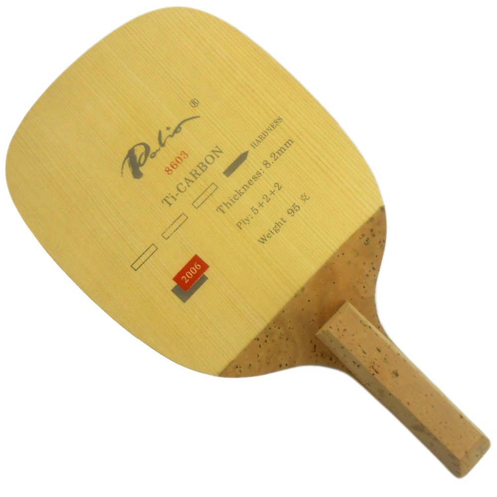 Table Tennis Launcher - Palio-カーボンチタンテーブルラケット,Tバックラケットjs,日本のへそ,高速攻撃,オリジナル,8603