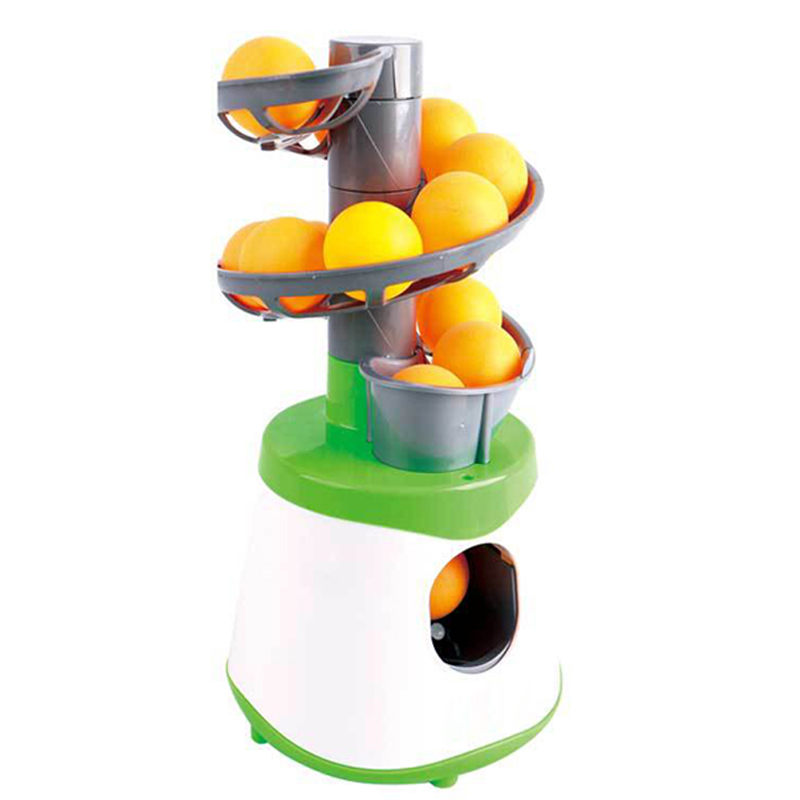 Table Tennis Video Game - 4 * 単三電池ミニ卓球ロボットサービスピッチングマシントレーナー大人子供スポーツゲームギフトラケットスポーツ 40+ ピンポンボール