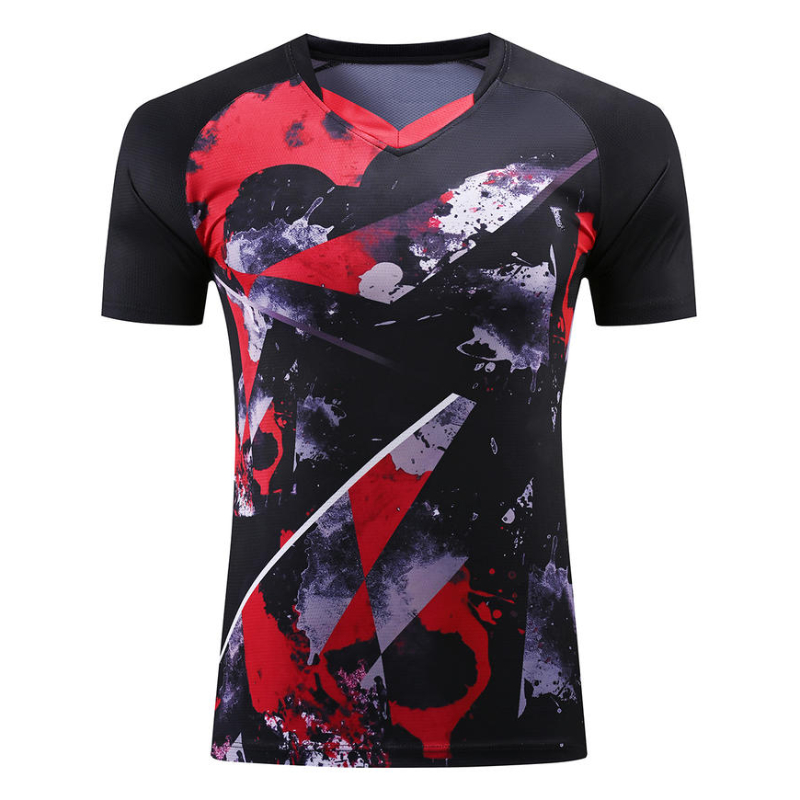 卓球 V ネック シャツ メンズ レディース – 速乾性、通 - Table Tennis Shirt のレビューと価格