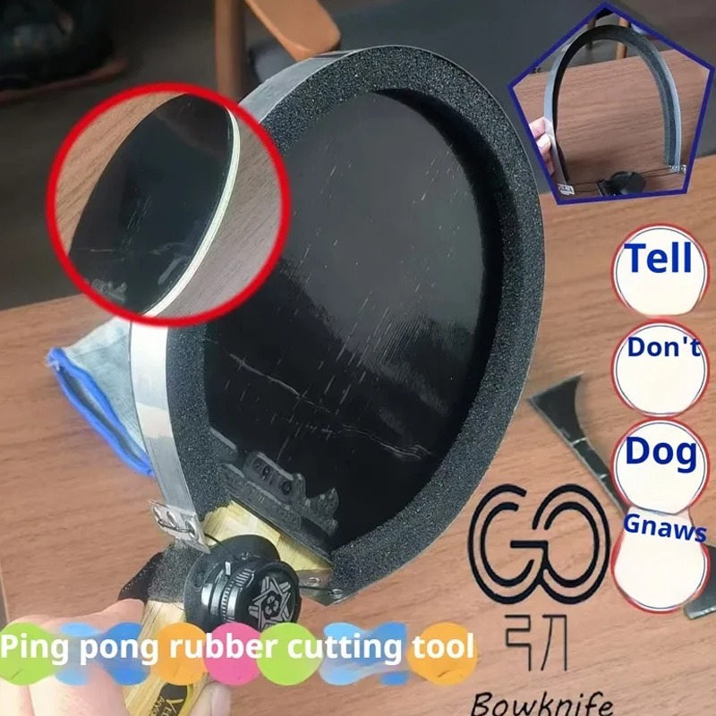 卓球ラバー手動カッターボウナイフ特別なはさみパドルラバー卓球 - Table Tennis Launcher のレビューと価格