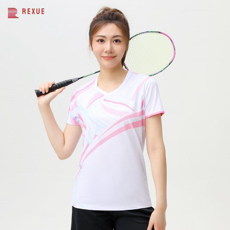 ライトブルー卓球ジャージ男性女性速乾性ピンポンシャツ通気性半 - Table Tennis Shirt のレビューと価格