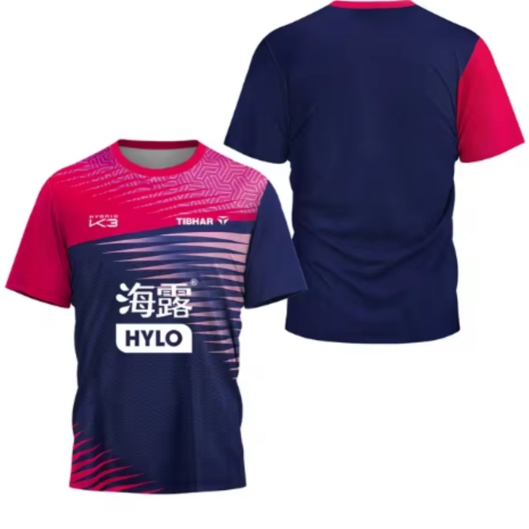 メンズ卓球Tシャツ,半袖,通気性,速乾性,三角形の断片,バド - Xu Xin Table Tennis のレビューと価格