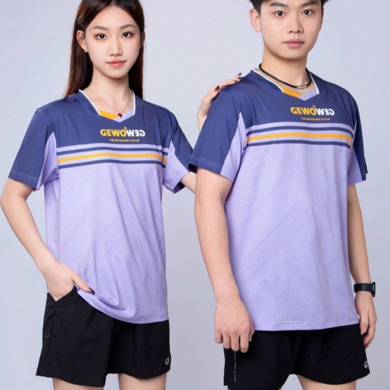 GEWO 新しい卓球用半袖スポーツウェア T シャツ、男性用 - Table Tennis Shirt のレビューと価格