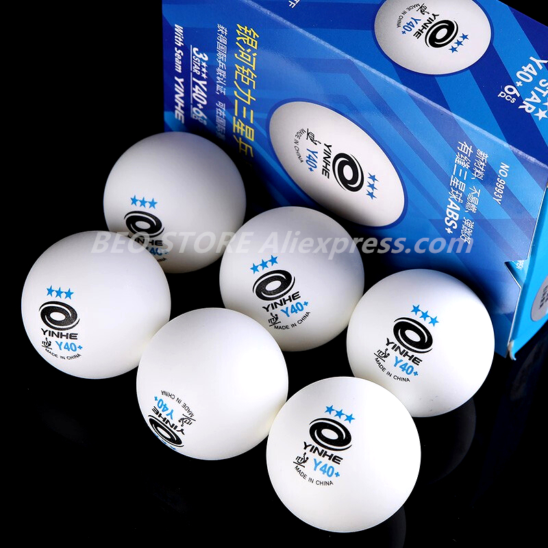 3つ星y40のボールが付いたプラスチック製テニスボール,新し - Table Tennis Video Game のレビューと価格