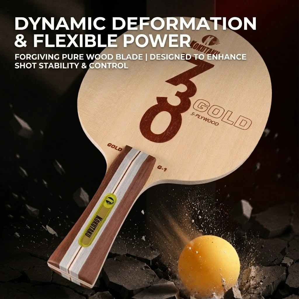 コクタク卓球ブレードFL 730 G1 5層木材/G2 5層 - Table Tennis Launcher のレビューと価格