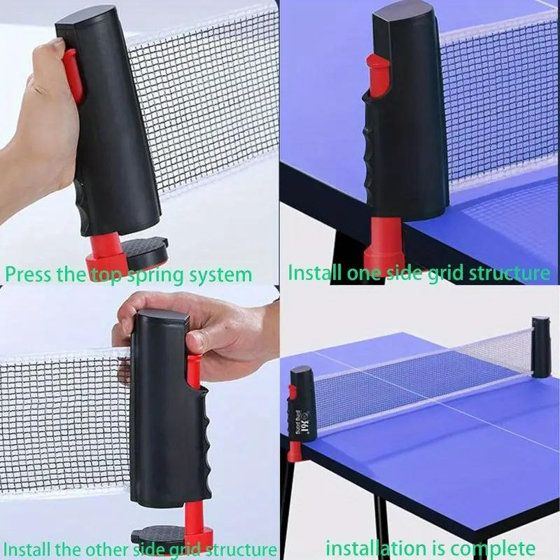 2026 ホット卓球ネットどこでも設置可能な格納式ラックスポ - Table Tennis Kit のレビューと価格