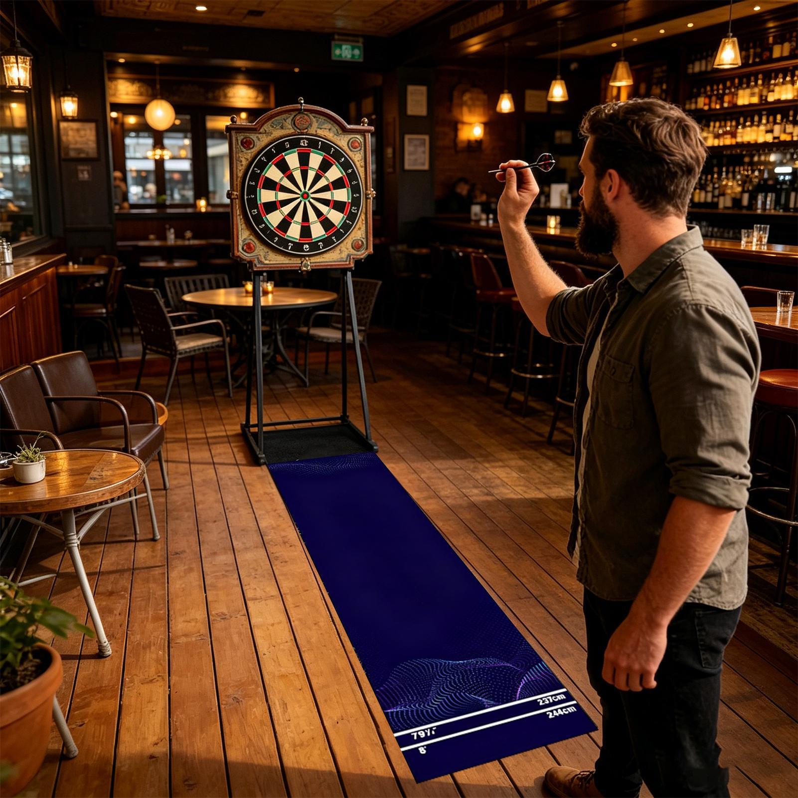 保護ダーツラグマット ダーツボードマット スローラインマット - Throw Distance Board のレビューと価格