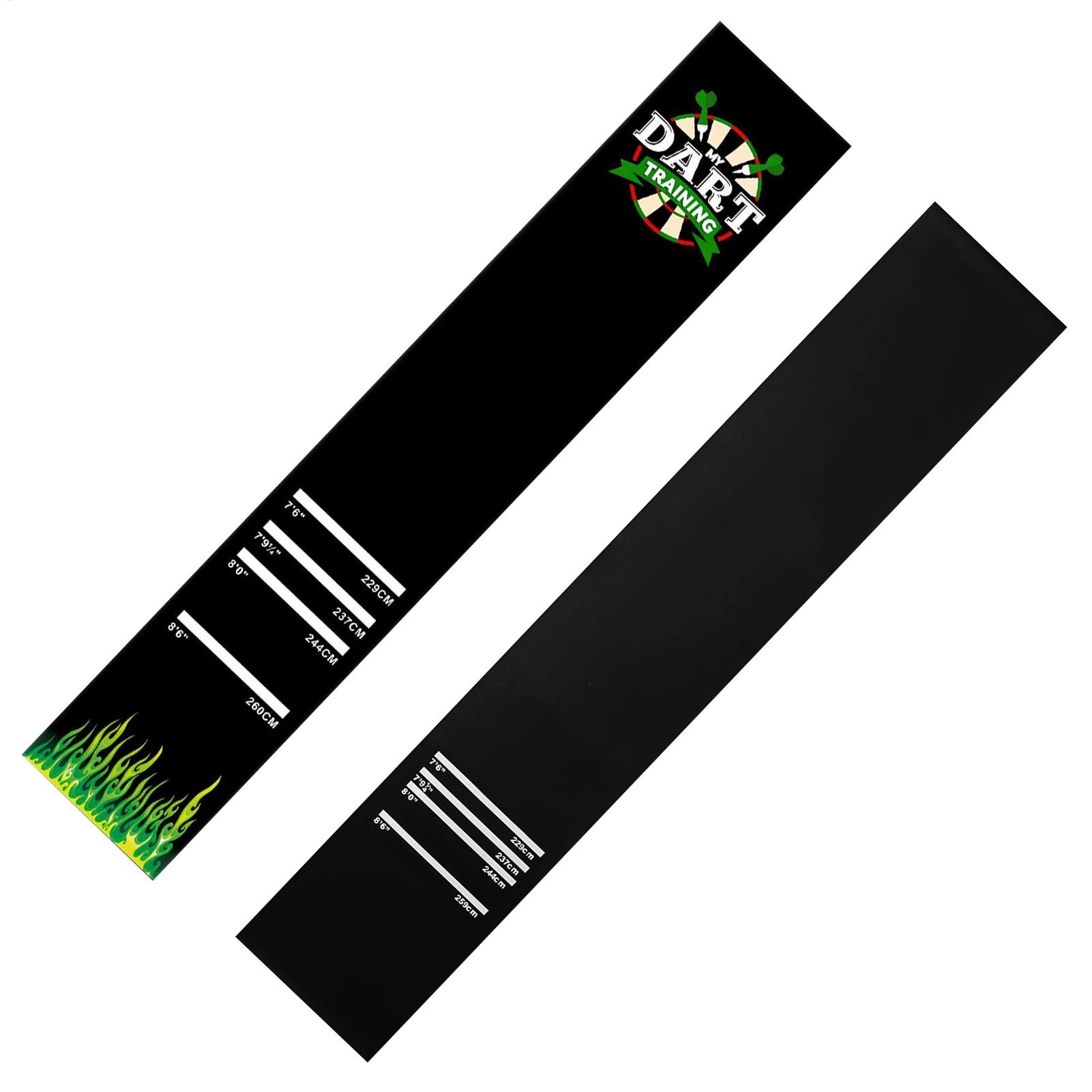 新しいダーツマット滑り止め保護パッド衝撃吸収4つの投擲距離付 - Throw Distance Board のレビューと価格