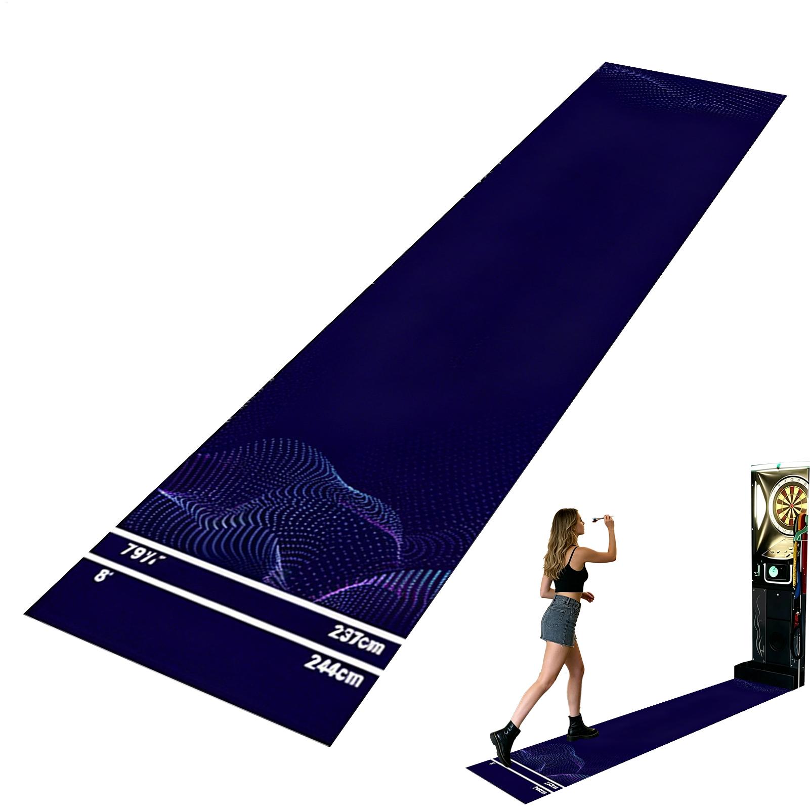 保護ダーツラグマット ダーツボードマット 投擲ライン ポータ - Throw Distance Board のレビューと価格