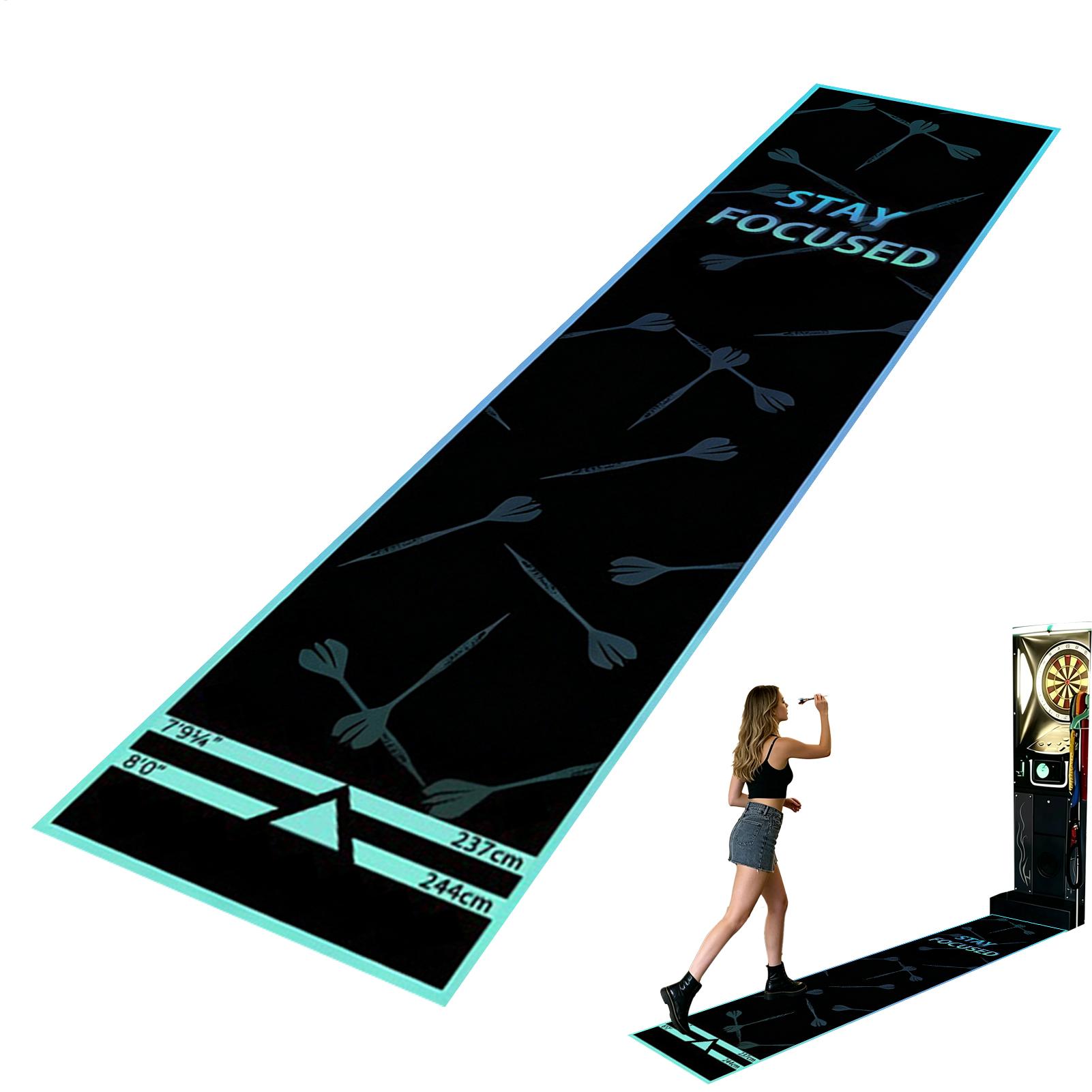 保護ダーツラグマット ダーツボードマット 投擲ライン ポータ - Throw Distance Board のレビューと価格
