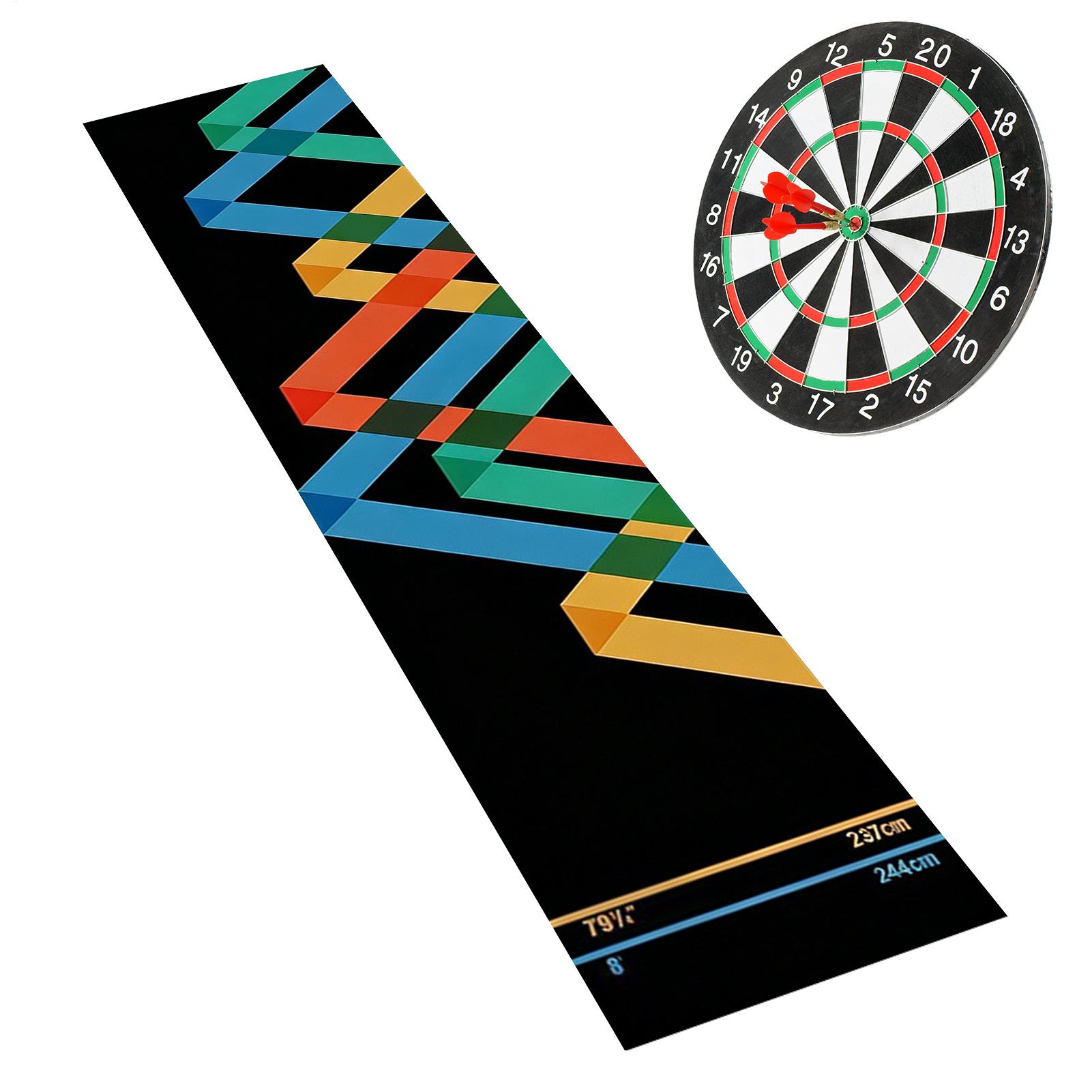 保護ダーツラグマット ダーツボードマット 投擲ライン ポータ - Throw Distance Board のレビューと価格