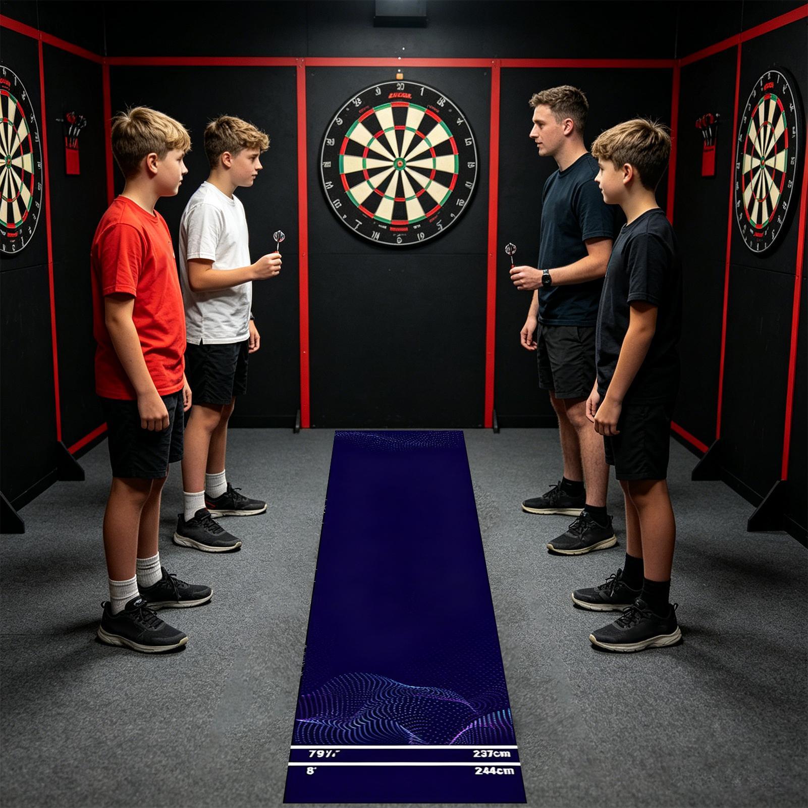 ダーツボードマット ポータブル ノンスリップ クリスタルベル - Throw Distance Board のレビューと価格