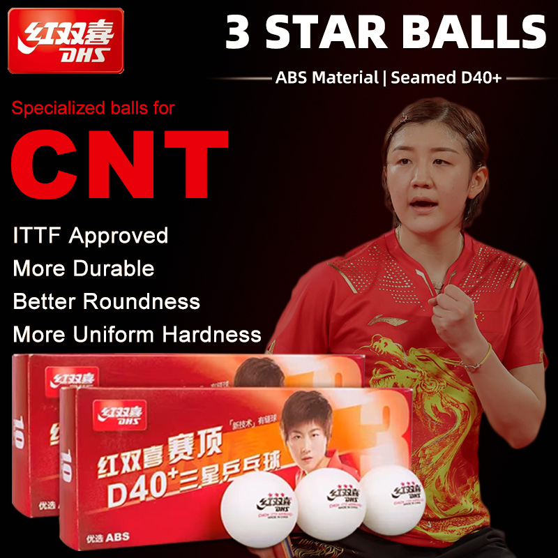 DHS D40+ DJ40+ 卓球ボール 3 スター ABS - Table Tennis Video Game のレビューと価格