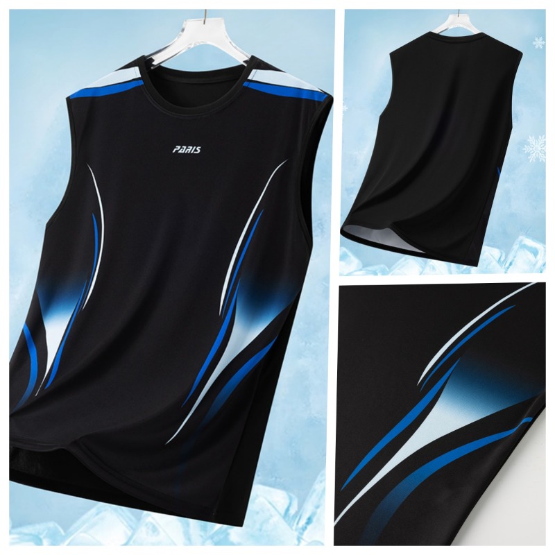 男性ファッショナブルなアイスシルク緩い快適な Tシャツ夏屋外 - Table Tennis Shirt のレビューと価格